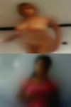 Nude woman having curvy hips