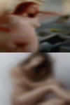 Blonde fatty horny woman